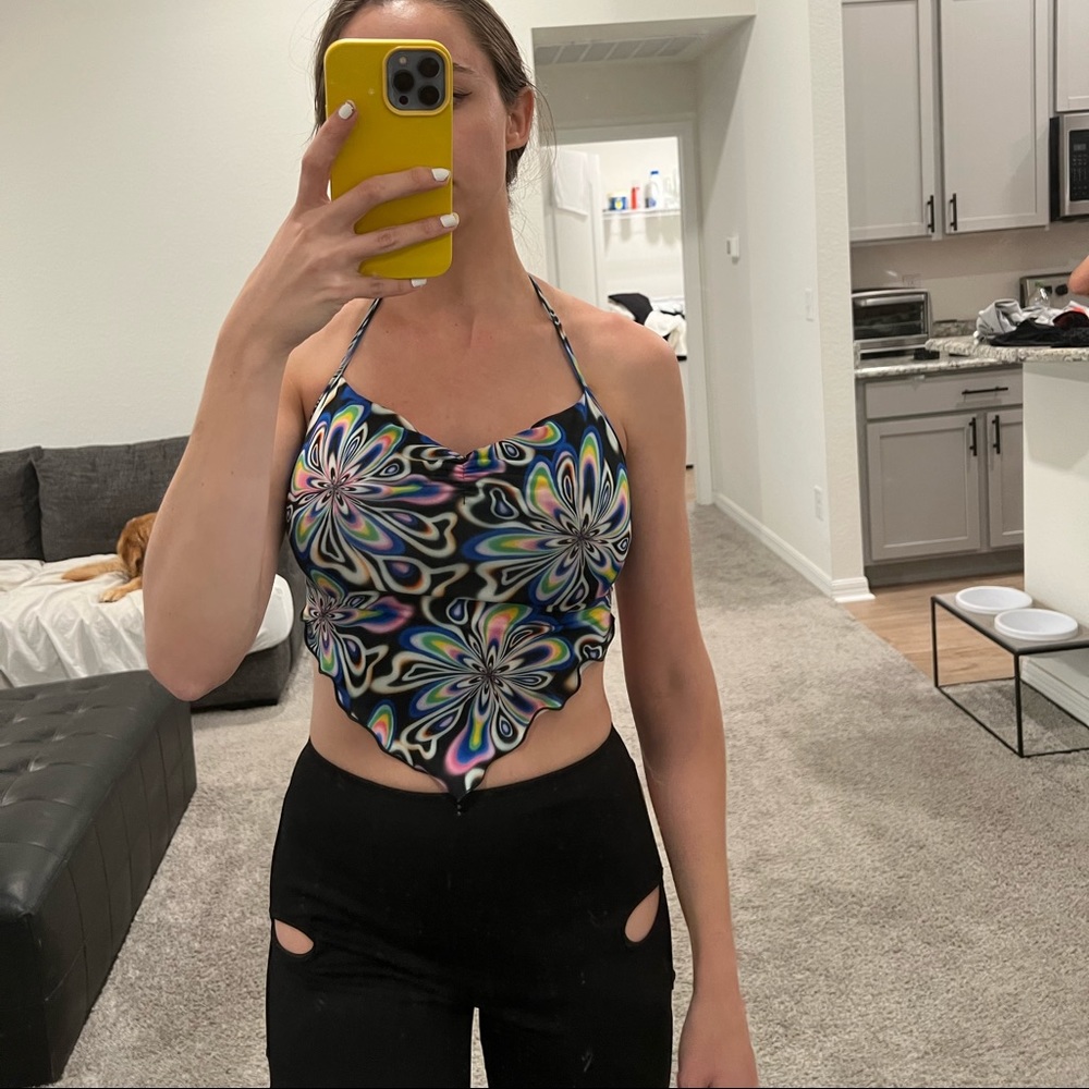 Dolls kill bandana crop top